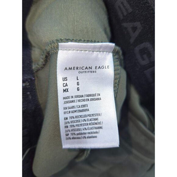American Eagle Mens Olive Green Jogger Sweatpants Large - Picture 5 of 10